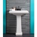 Fine Fixtures Ashfield Ceramic White Pedestal Bathroom Sink - B01H5Q1PO6